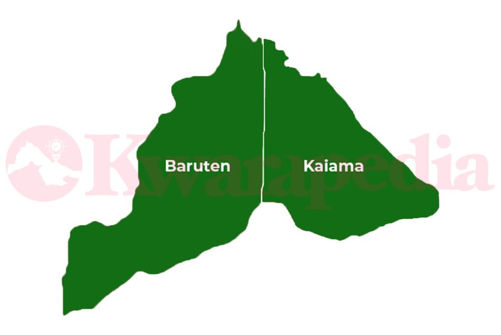 Baruten Kaiama Map