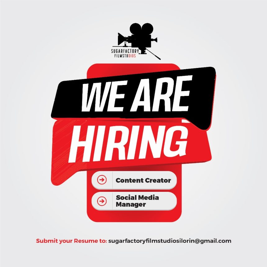 Sugar Factory Film Studios Hiring